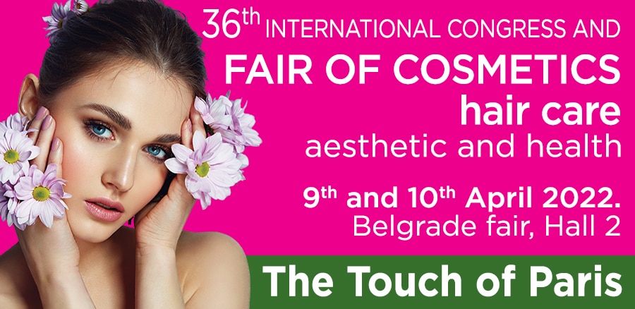 The 36th Cosmetics Fair in Belgrade has been scheduled for April 2022