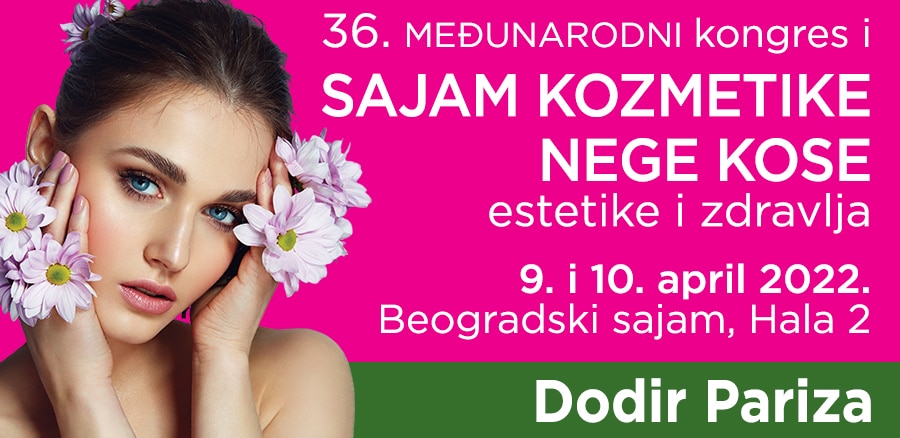 36. Sajam kozmetike u Beogradu biće održan u aprilu 2022. godine